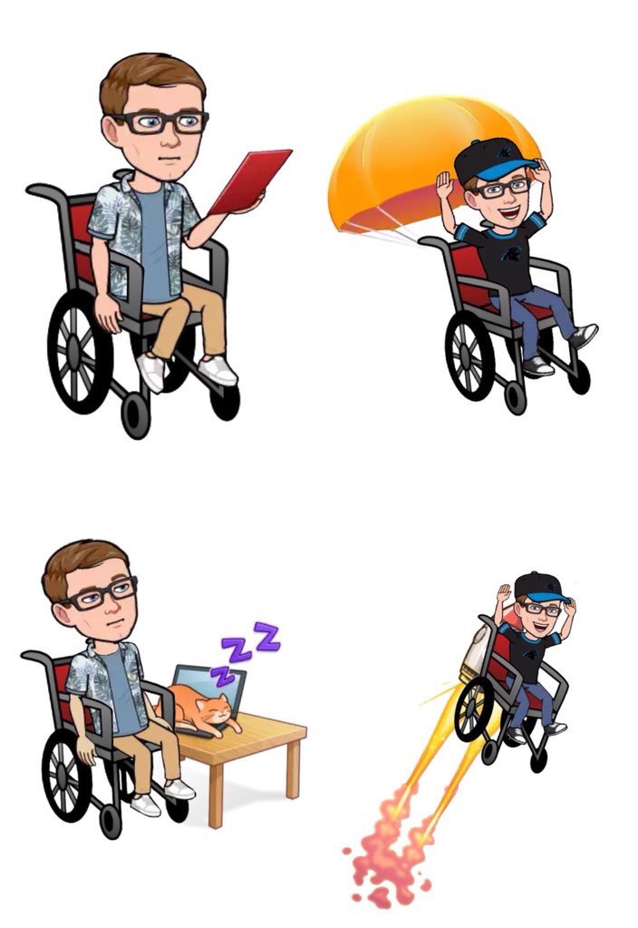 edkidd01's tweet photo. Is @Bitmoji any closer to adding disability options? I’ve photoshopped some for some people to use in wheelchairs and using oxygen, but these should be included in your app #accessbitmoji #bitmojidisability #bitmojiwheelchair #bitmoji https://t.co/UaxRKxGcAz