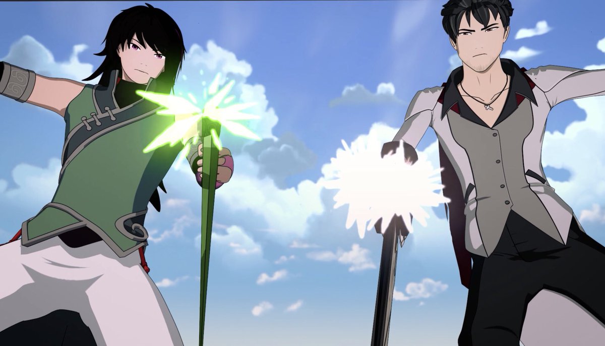 Slicktactics's tweet photo. Omg this ep was amazing give me the nostalgic vibe of s1 ep 8 #RWBYSpoilers #RWBYVol6 https://t.co/zLSY3BBKb5