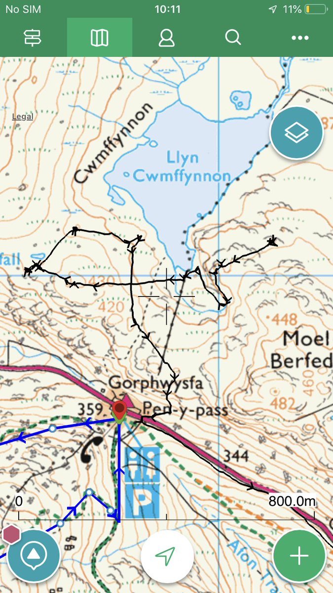 Great day of learning and confidence boosting with @Mr_PaulPoole, refreshing poor vis nav skills. Highly recommended. Weather forecast a bit grim but we stayed dry and the winds were not so bitter in the end. @MtnTraining #mountainleader #GetOutside @OrdnanceSurvey