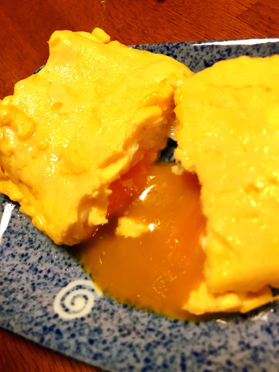 まなちゅう Youtubeで見かけたフォンダン卵焼きを作ってみた 絵力がすごい