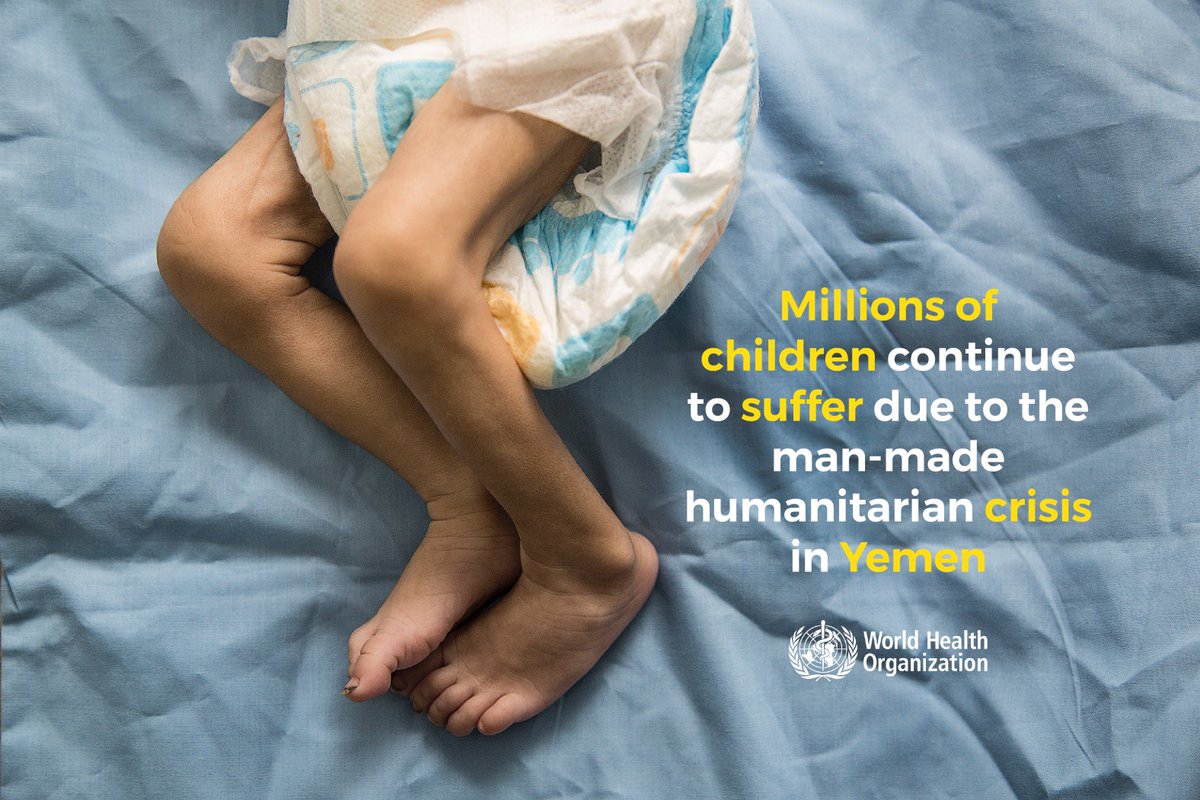 WHOYemen's tweet photo. 🏥 45% of health facilities are not functional
💧16.6 million lack access to water &amp; sanitation services
⚕️16.4 million lack access to adequate healthcare
👨‍👨‍👧‍👦17.8 million are food insecure

#Yemen
#YemenCantWait https://t.co/FVqLwE0bhl