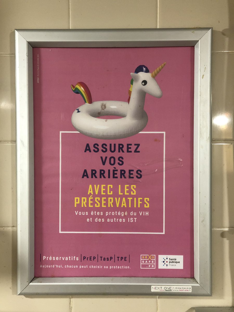 showyourpill's tweet photo. I spotted these in the men’s toilet in a pub in Paris. It was a straight pup in the heart of the tourist area. 

I’m very pleased that HIV prevention education is expanding outside of gay venues. 
#hivprevention #hivesucation #preppill #sextalk https://t.co/5UXvZgtoC5