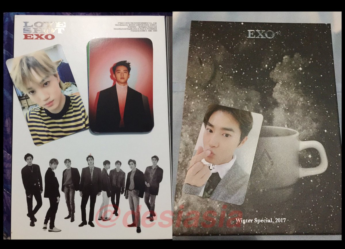 23cheetahlee's tweet photo. Want To Trade :
PC Kai Shot Vers ๐๐ป Chanyeol any vers (love or shot).
PC Suho Universe ๐๐ป DO album vers or era apapun.
@EXOL__TRADEINA @EXOTradingINA @EXOtrading @Exotradebuysell @EXOtradingID @INAKpopTrade @TradePC #albumexo #exouniverse #exoloveshot #tradepc #tradepcexo https://t.co/qWKduQ0PGi