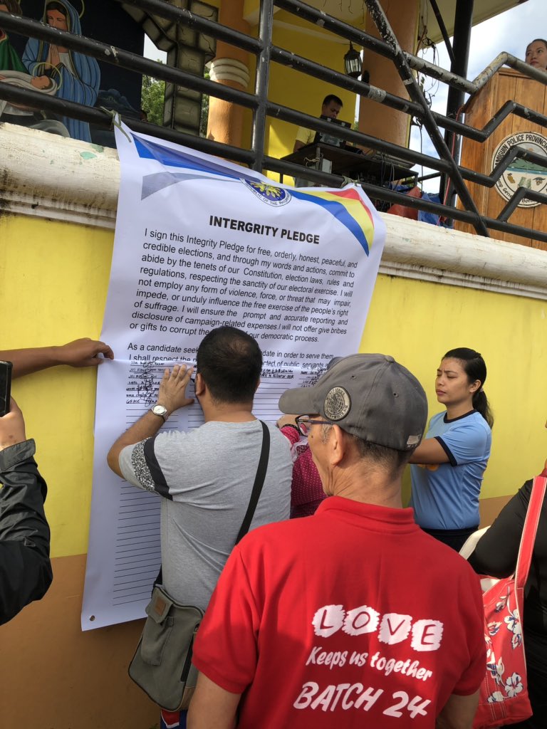 COMELEC CAMIGUIN (@comeleccamiguin) on Twitter photo Unity walk, interfaith rally & peace covenant signing. Jan.13,2019, 6:00 am at Provincial Plaza, Mambajao Camiguin #2019midtermelections <a href="/carliravs/">Carlito L. Ravelo</a> @ared_dolette <a href="/renato_magbutay/">Renato A. Magbutay</a> Unity walk, interfaith rally & peace covenant signing. Jan.13,2019, 6:00 am at Provincial Plaza, Mambajao Camiguin #2019midtermelections <a href="/carliravs/">Carlito L. Ravelo</a> @ared_dolette <a href="/renato_magbutay/">Renato A. Magbutay</a>