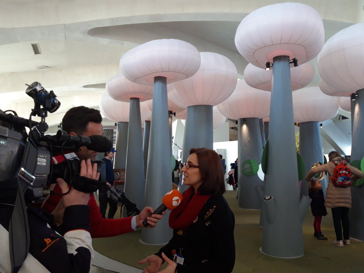 Hoy el informativo de @A3Noticias cuenta la ciencia más divertida con nuestra exposición #Éraseunavez. No te pierdas el reportaje de @karlosvillan y @jescamoperator #MuseudelesCiències @CACiencies