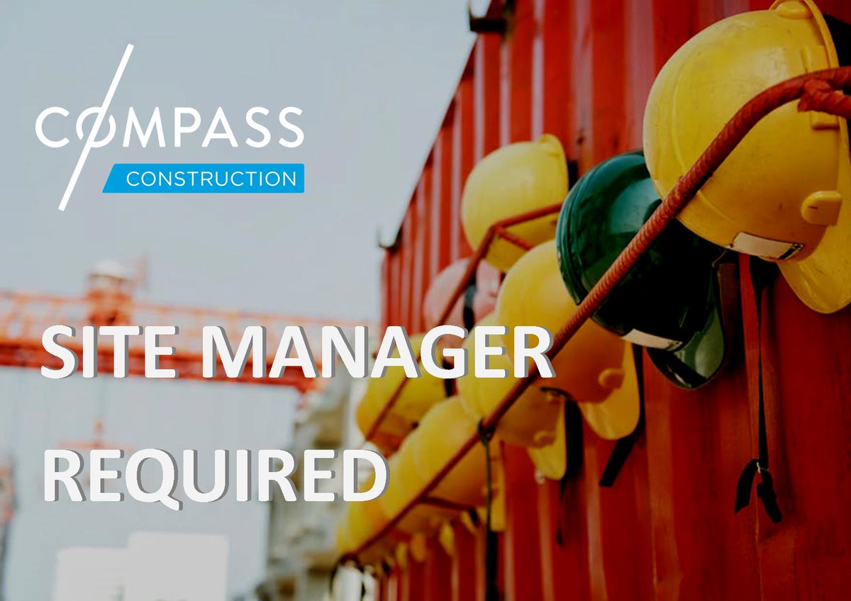 Compassr's tweet image. Site Manager required for main contractor on refurbishment and new build project at Barrow in Furness
compassr.co.uk/jobs/site-mana…