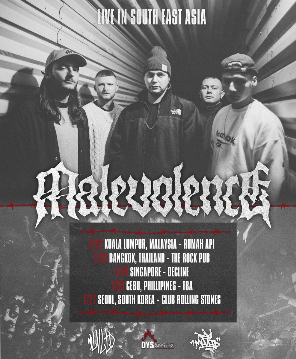 MalevolenceRiff's tweet photo. ⚠️ FIRST TIME IN SOUTH EAST ASIA NEXT MONTH ⚠️ SPREAD THE WORD https://t.co/Rmvhnaq0mJ