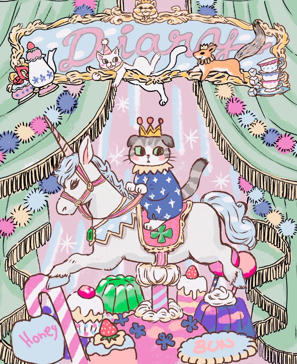 あけましておめでとうございます よいこといっぱいのワクワクで幸せな一年に 羽海野チカ のイラスト