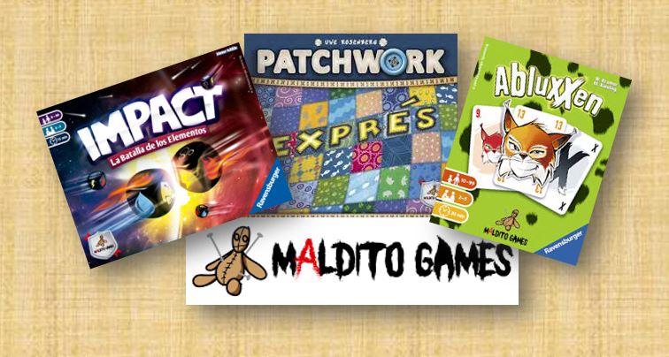 CJTBlanes's tweet photo. El próximo sábado a las 11h en la @BiblioBlanes sesión especial con juegos de @MalditoGamesES. Conoceremos #PatchworkExpress #Impact y #Abluxxen. Os esperamos! #juegosdemesa #jocsdetaula https://t.co/0lGtPHj5MD