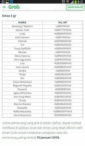 GusBS's tweet photo. Kepada Yth @KemensosRI Mohon info, apakah Undian 1350 Gram Emas dari @GrabID dibawah ini Tidak Perlu Ijin ? Atau sudah ada Ijin tapi gak dipublish ? https://t.co/pqzeVPV4h1
CC : @KPK_RI @kanal_kpk @DivHumas_Polri @TeamCyberPolri @tribratanews https://t.co/IefFyAlyY2