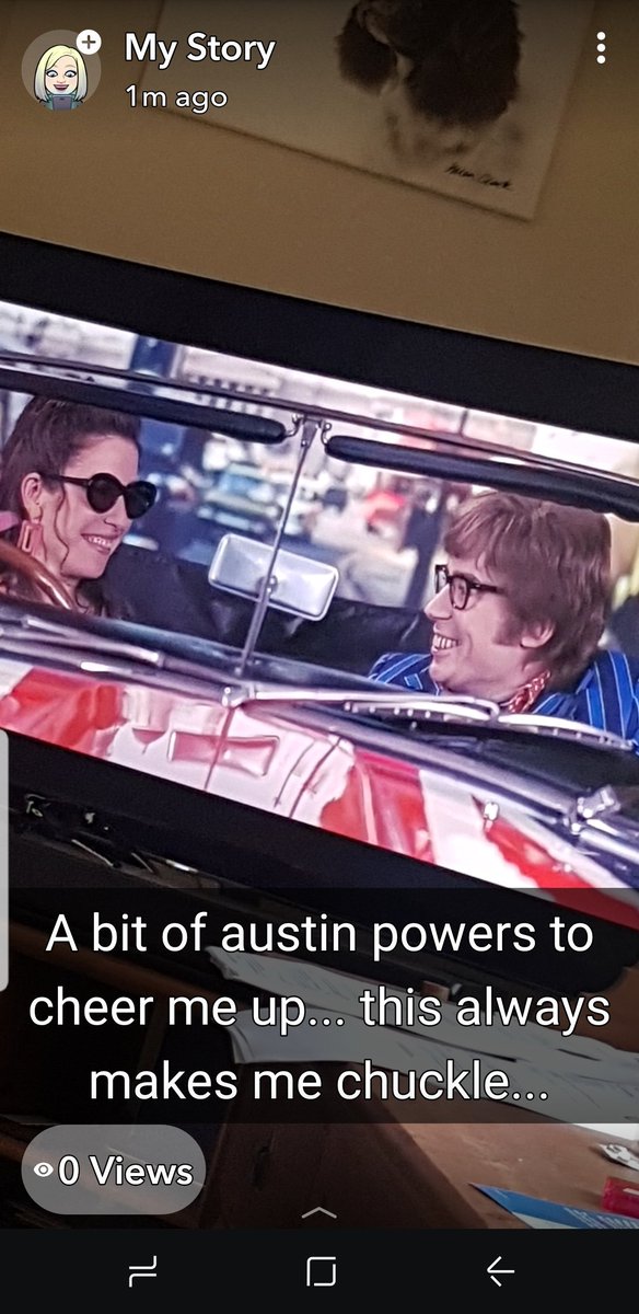 Nothing like a bit of #austinpowers to cheer up my mood