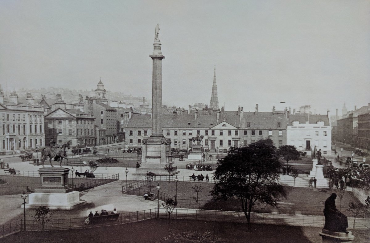 George Square, circa 1868. It would be a further 14 years before construction would begin on the new City Chambers, built to a competition winning design by William Young.

Photo: Thomas Annan