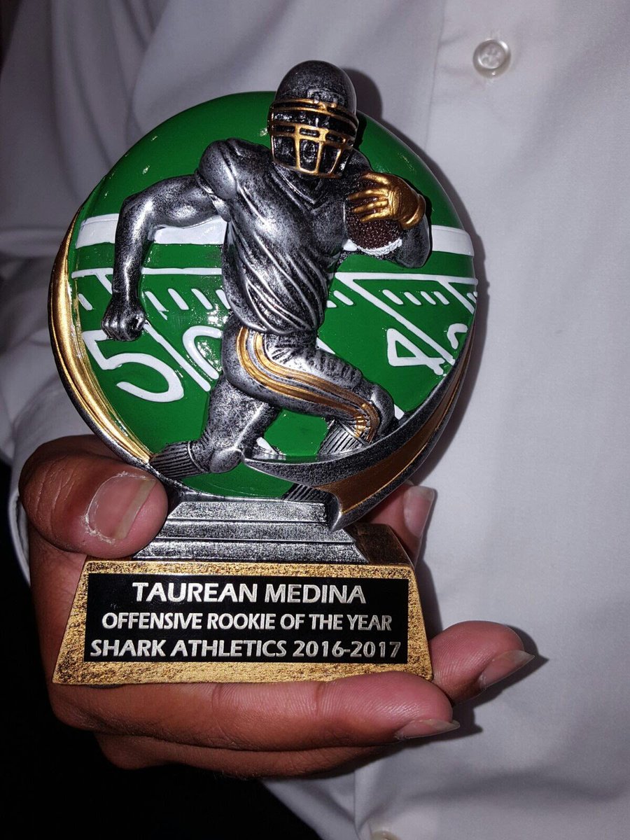 My Freshman I was awarded Offensive Rookie of The Year #AlonzoTracyMourningHS