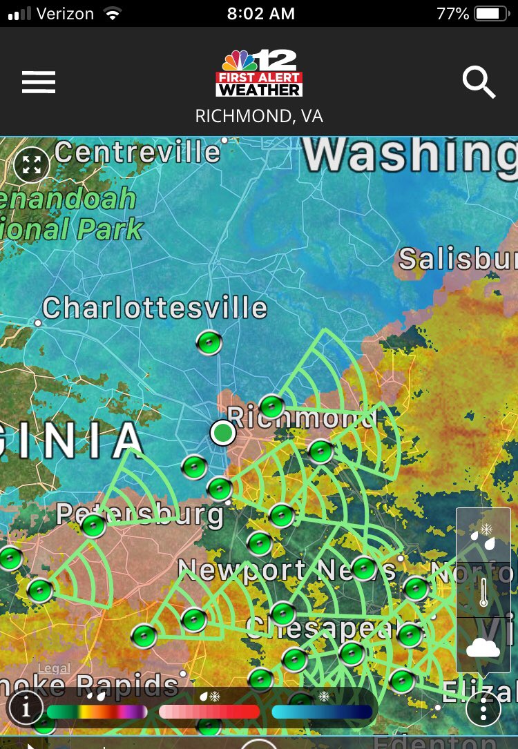 JimDuncanRVA's tweet image. Love that RVA so often is epicenter of rain vs snow. #ForecastingFun☃️💦