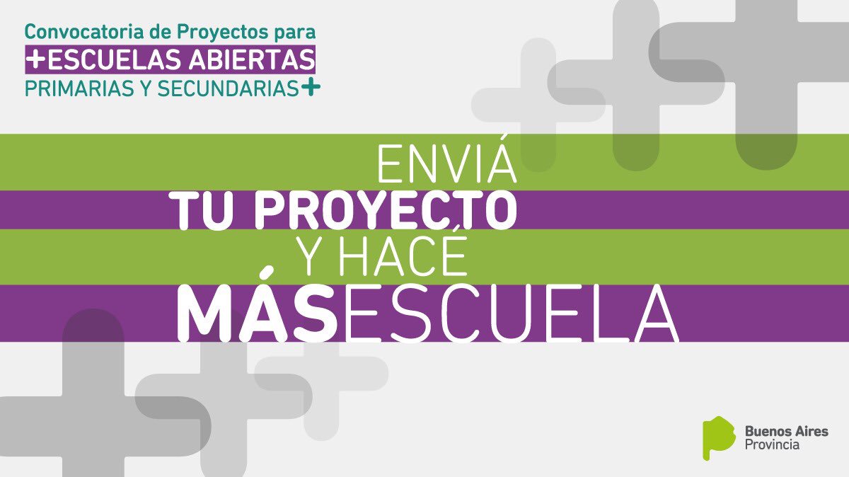 BAeducacion's tweet photo. Hasta el 1° de marzo las escuelas primarias y secundarias de la #ProvinciaBA pueden enviar su proyecto socieducativo para #EscuelasAbiertas 👉 https://t.co/NETtFUSsUN https://t.co/lcNR18fXzG