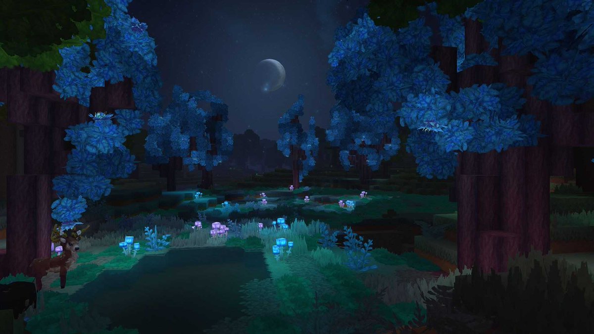 high_tale's tweet photo. Et vous, que pensez-vous des paysages de nuit d'Hytale ?
Pour notre part et de ce qui nous est donné, c'est juste époustouflant. #Hytale #Hightale https://t.co/mW9ufkRI5X
