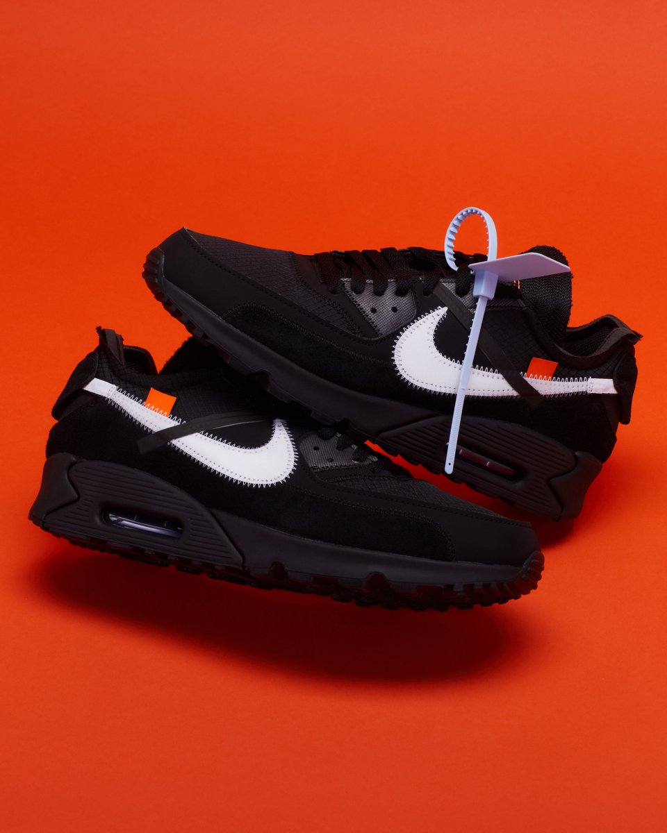 stockx air max 90 off white black