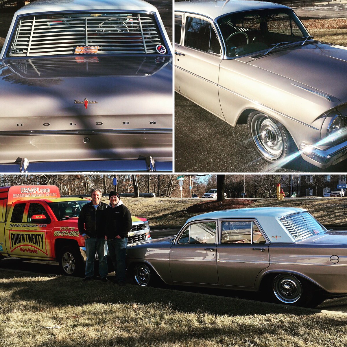 usaapiAMERICA's tweet image. Two Aussie legends in one (cold) #Massachusetts town. This 1963 EH Holden Premier is a beauty! Thanks @HighOctaneImage for stopping in
#GlamourShots #BostonSuburbs #FourNTwenty #Holden #GM
