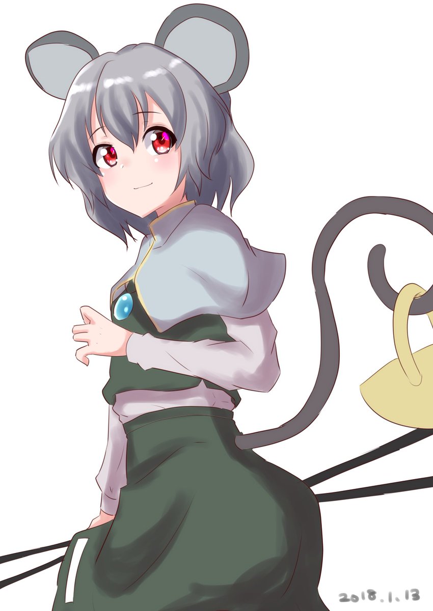 #深夜の真剣お絵描き60分一本勝負
ナズーリン 