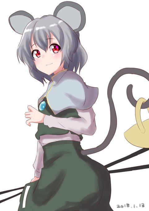 #深夜の真剣お絵描き60分一本勝負
ナズーリン 