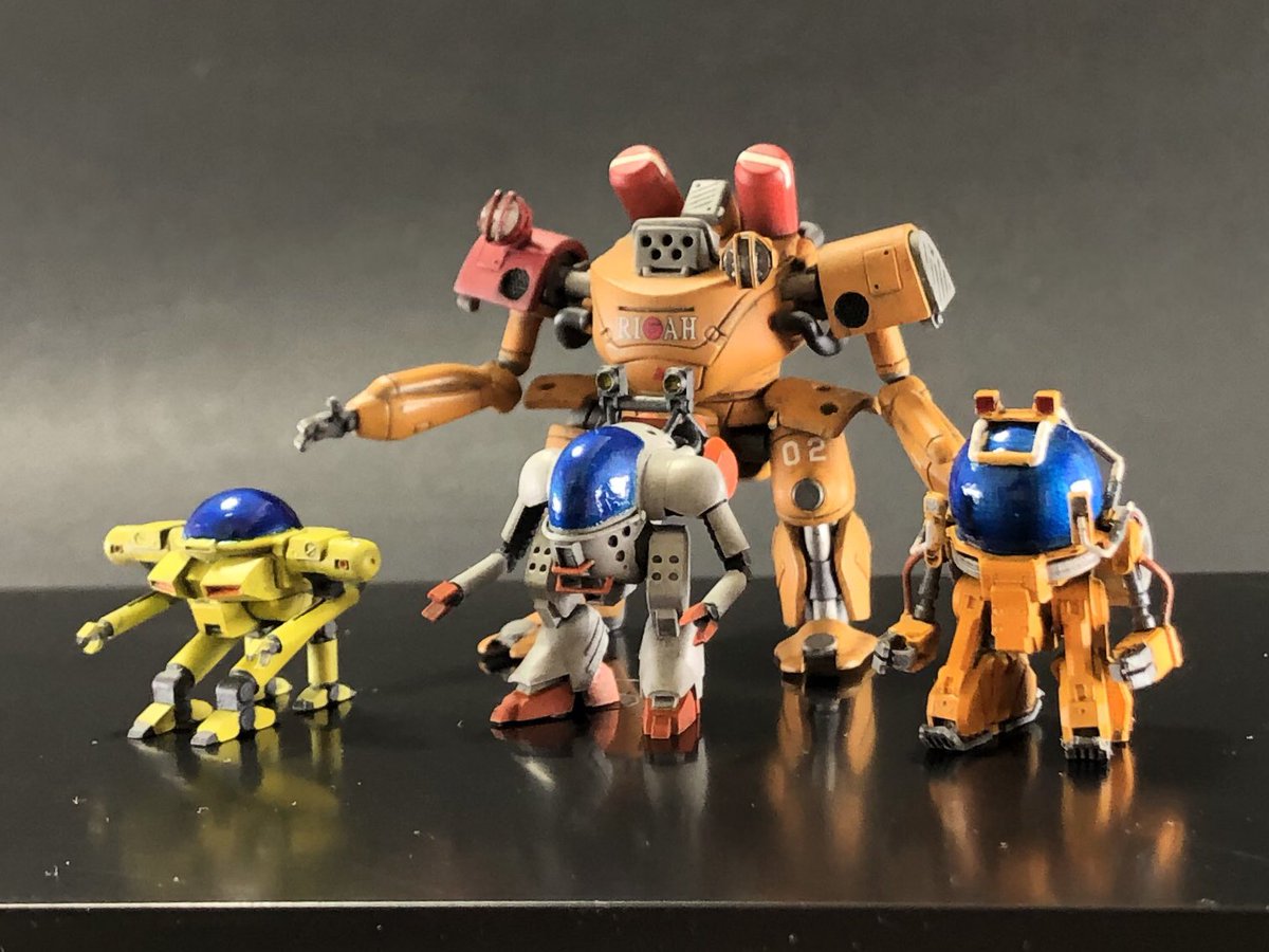 1/144 プチモビ（メッド ・ズック・トロハチ）サイズ比較で同サイズの