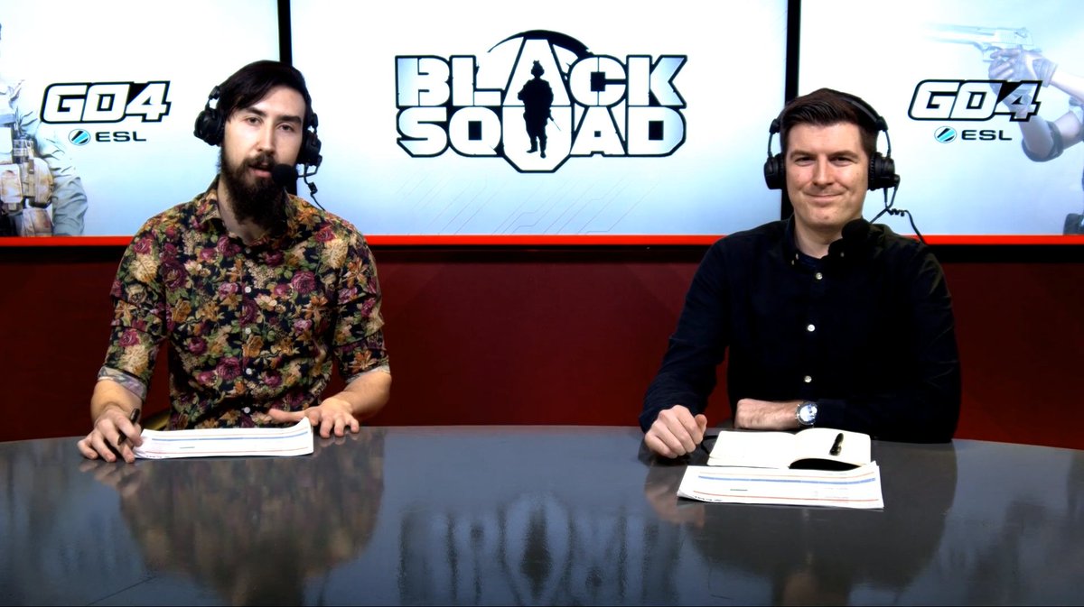 We are now live with the Black Squad EU Champions Cup 2019 from ESL UK Studios! Watch the top European Teams compete in the grand finale for €3000 and various other prizes. twitch.tv/blacksquadonli…