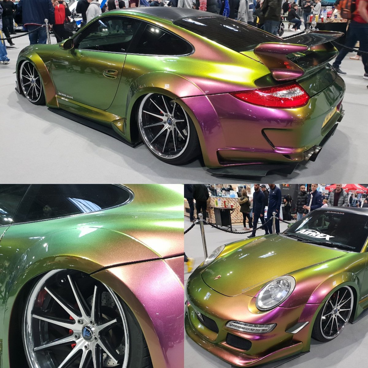 BrynLucas's tweet photo. What do we think about this @porsche from @LibertyWalkEU?
Are you are car puritan or do you like the air ride look?
#ASI19 #autosportinternational #pcs19 #PCS #performancecarshow #motoring #supercars #supercar #airride #carmods #carswithoutlimit #porsche #porsche911 #911 https://t.co/NexmgWqnXI