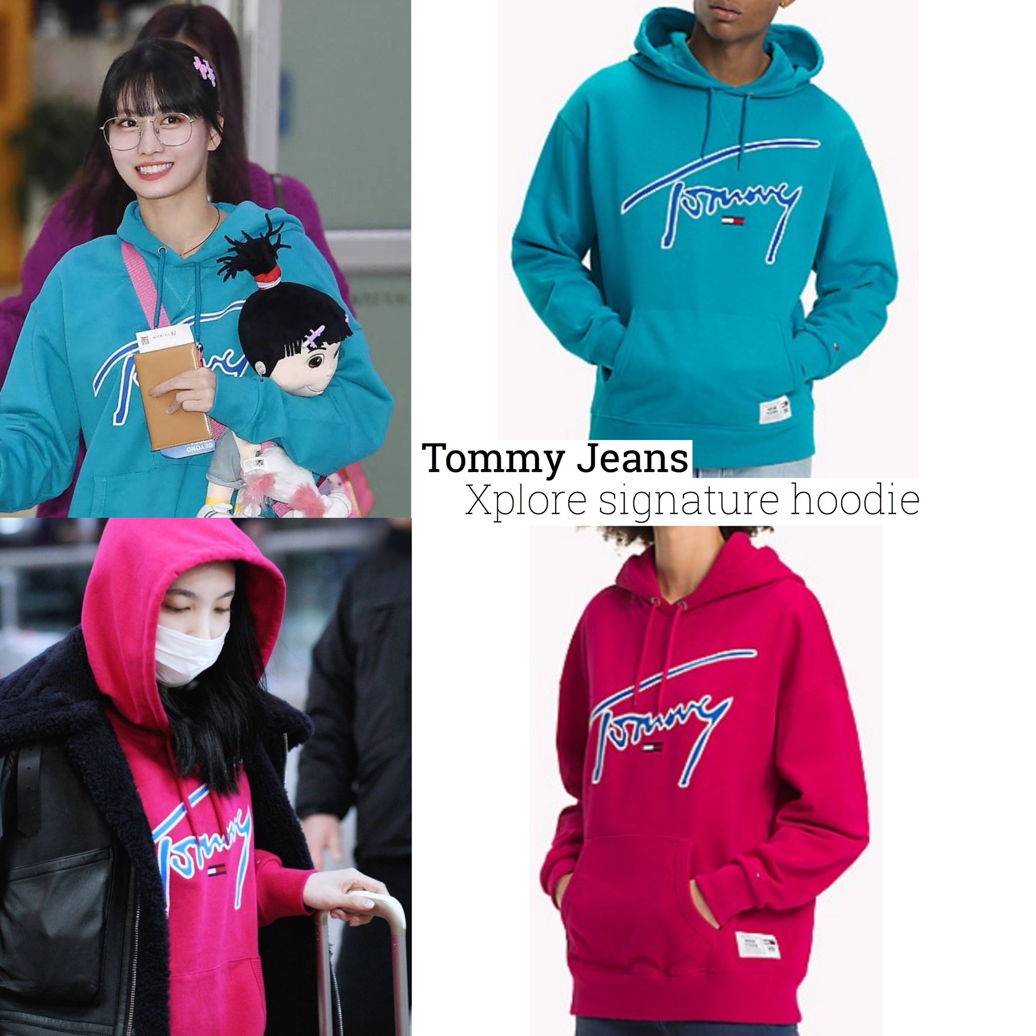 tommy jeans xplore signature hoodie