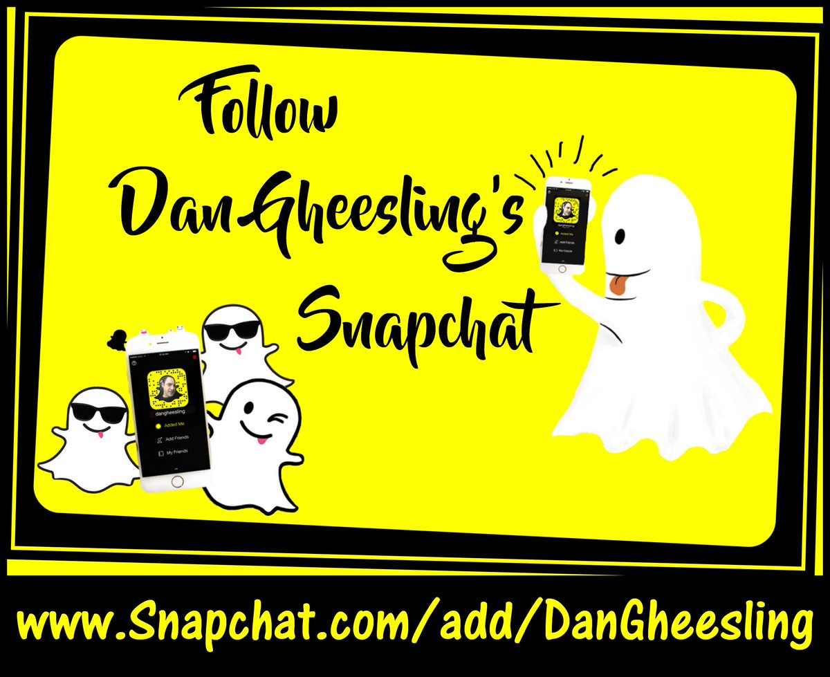 Follow @DanGheesling on #Snapchat! 📱 See his #Snapchatstories!

snapchat.com/add/dangheesli…

#Gaming #Chat
#YouTubeGaming #VideoGames #Gamer #Games #Twitch #Fun #Video #SocialMedia