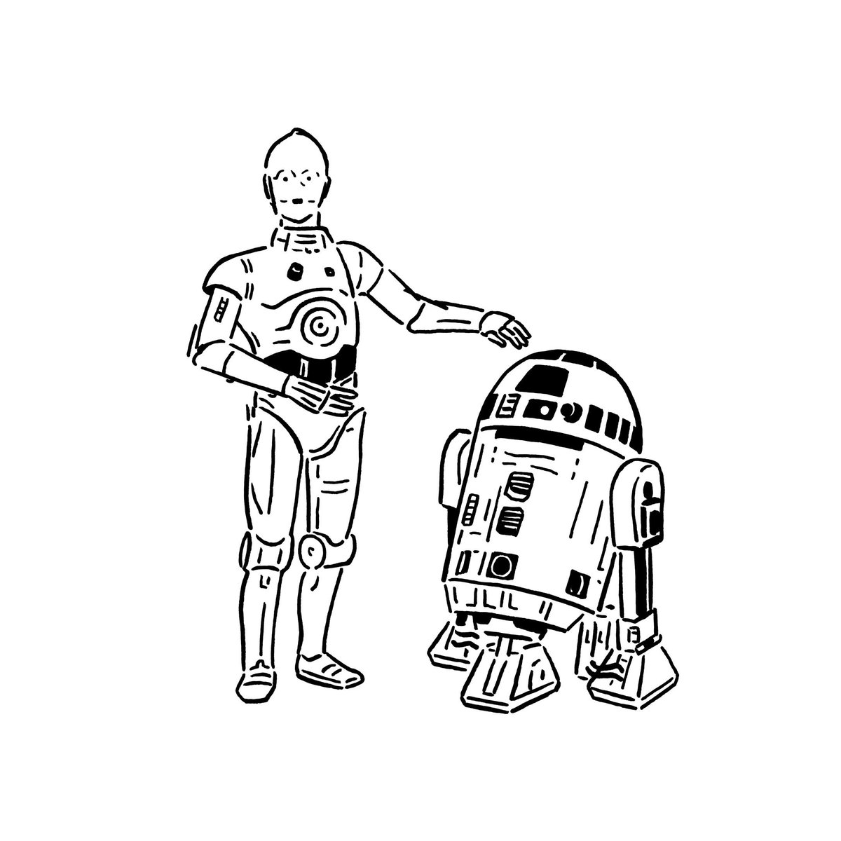 C3po イラスト イラスト素材 ベクター クリップアート Yukiko