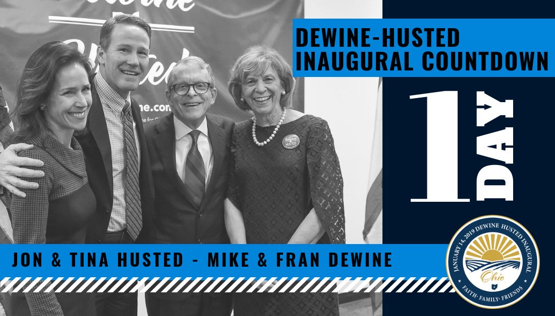 MikeDeWine's tweet image. #OhioInaugural
#DeWineHusted
#FaithFamilyFriends