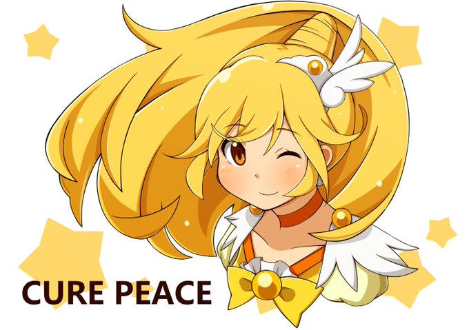 昔に描いたキュアピース 