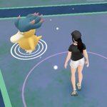 ポケモンgoはたまに面白い現象が起こる!ポケモン同士が合体して……!