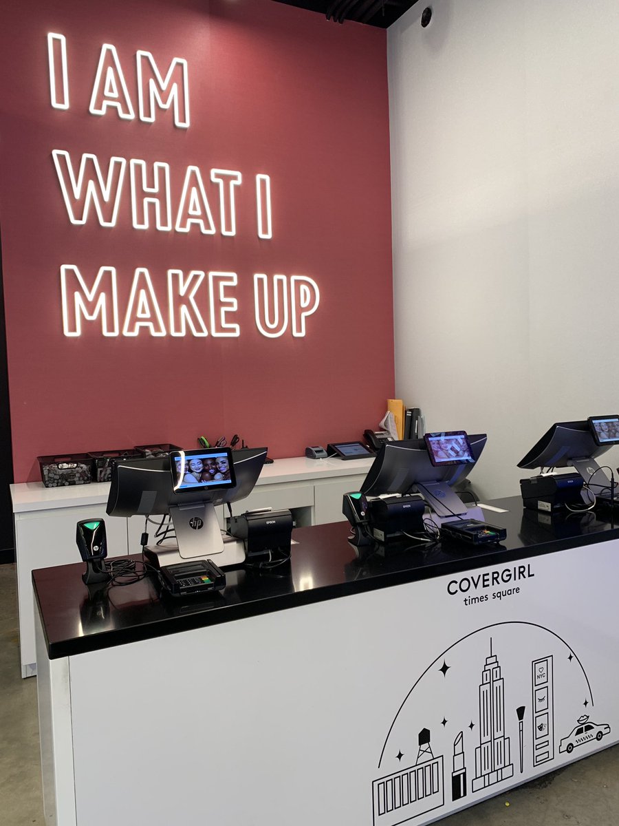 Bildico's tweet photo. A brand new #covergirl store @ #timesquare goes with #datalogic #magellan800 https://t.co/cvY5uj9Op4