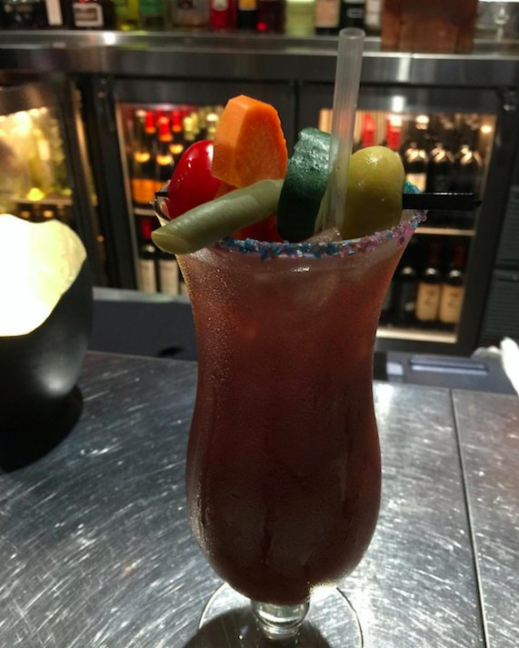 A Bloody Mary Bar to be proud...what will you create?? #Brunch