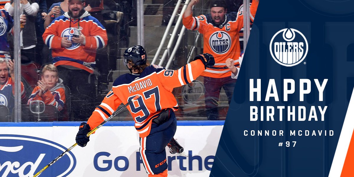 Happy birthday, Captain Connor! 🎂 #LetsGoOilers