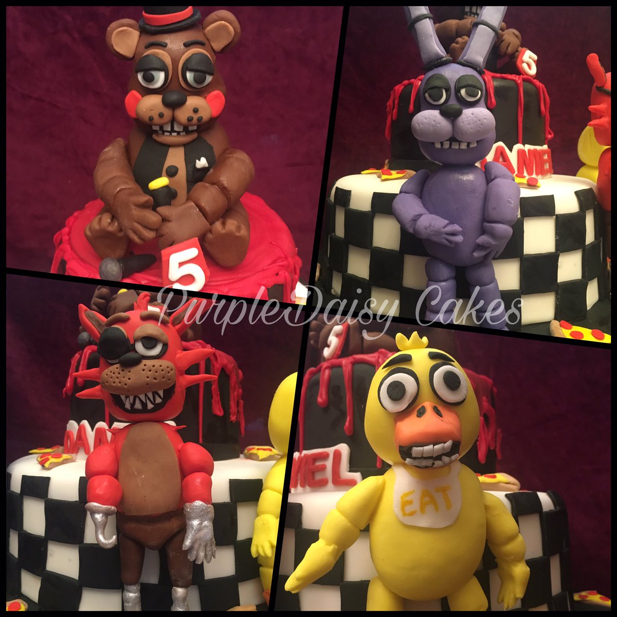 FNAF cake!

#purpledaisycakes #fnaf #fnafcake #cakedesign #cake #cakedecorating #cakevideos #wilton #wiltonfondant #freddyfrazbear #fivenightsatfreddys