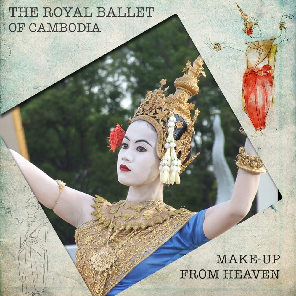 Why do dancers in traditional ballet paint their faces white? This beautiful tradition dating back a hundred years ago is a representation of purity that dancers need to transpire to the gods in heaven.

Get your ticket for 'Neang watthana Devi' now at bit.ly/2Rjs0OI