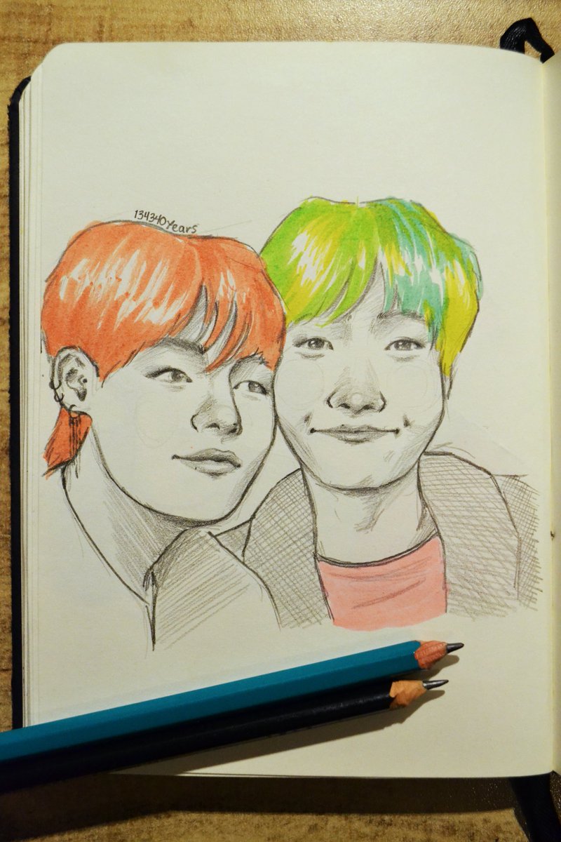 20190113 / day 13Vhope or Vope?also this may be the softest Hobi ever :(  @BTS_twt