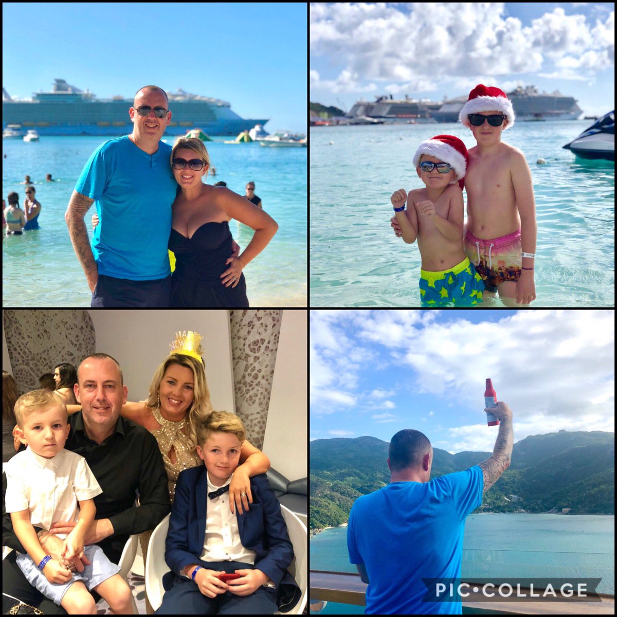 2018 what a year! 😍                 Wishing you all a fantastic 2019, love from The Williams @markwil147 #caribbeanchristmas&newyear #1childawol