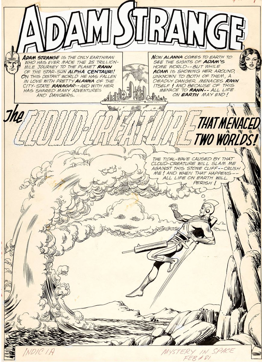 Walter Simonson On Twitter Mystery In Space 81 Splash - 