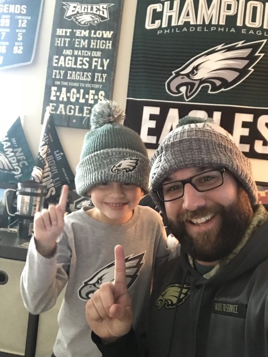 Me and Uncle Dan love the <a href="/Eagles/">Philadelphia Eagles</a> #FlyEaglesFly