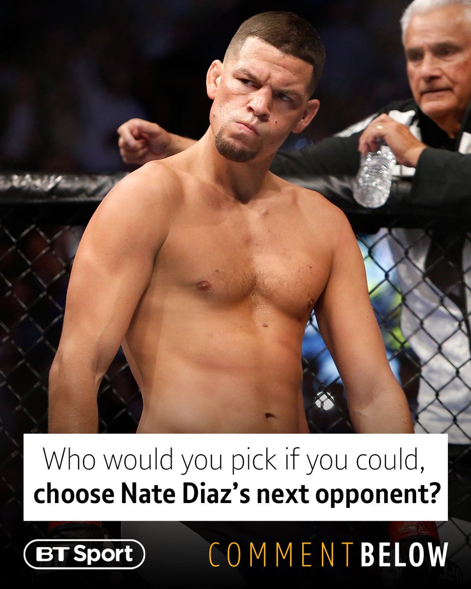 ufcontnt's tweet image. Dana hands you the keys, you get one pick for Nate's next opponent and they HAVE to fight...

Conor for the trilogy? 3️⃣
Poirier at last? 🙏
Khabib? 👀
Someone else?

Comment below 👇