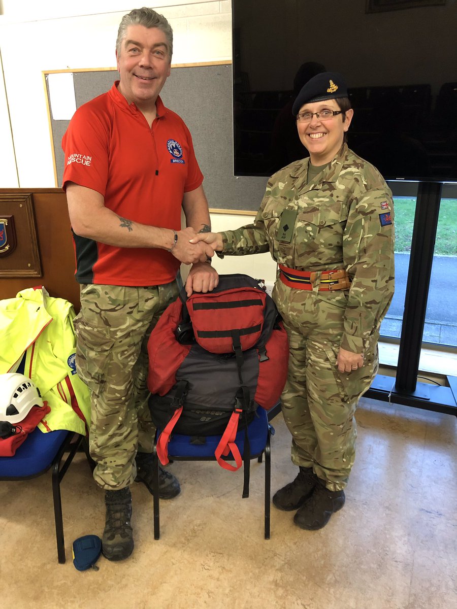 Huge thanks to the G&P Adult Instructors who raised £453 this weekend for Brecon Mountain Rescue after they rescued 2Lt Watson’s partner from Crain Pica earlier this month.
#community #moutainrescue #workingtogether