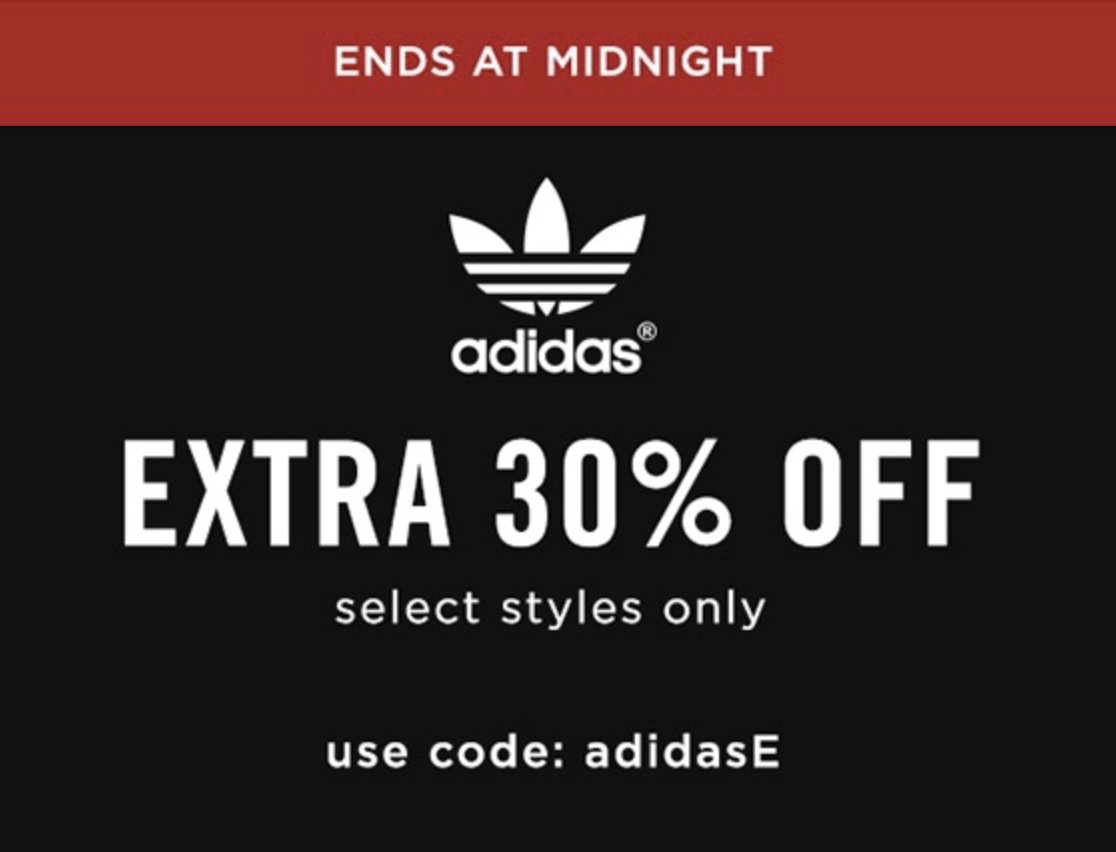 adidas extra 30 off sale