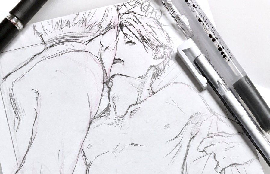 Penkerk's tweet photo. #킬링스토킹 #KillingStalking  @kooo_gi  #キリングストーキング  
@kinoto_0829  ❤️💙 https://t.co/AyacfBEu0E