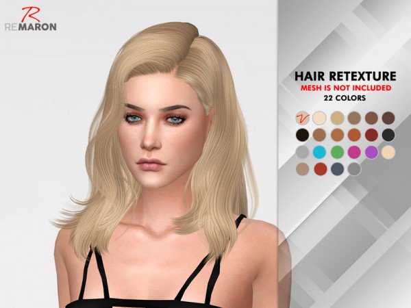 retexture all the hairs