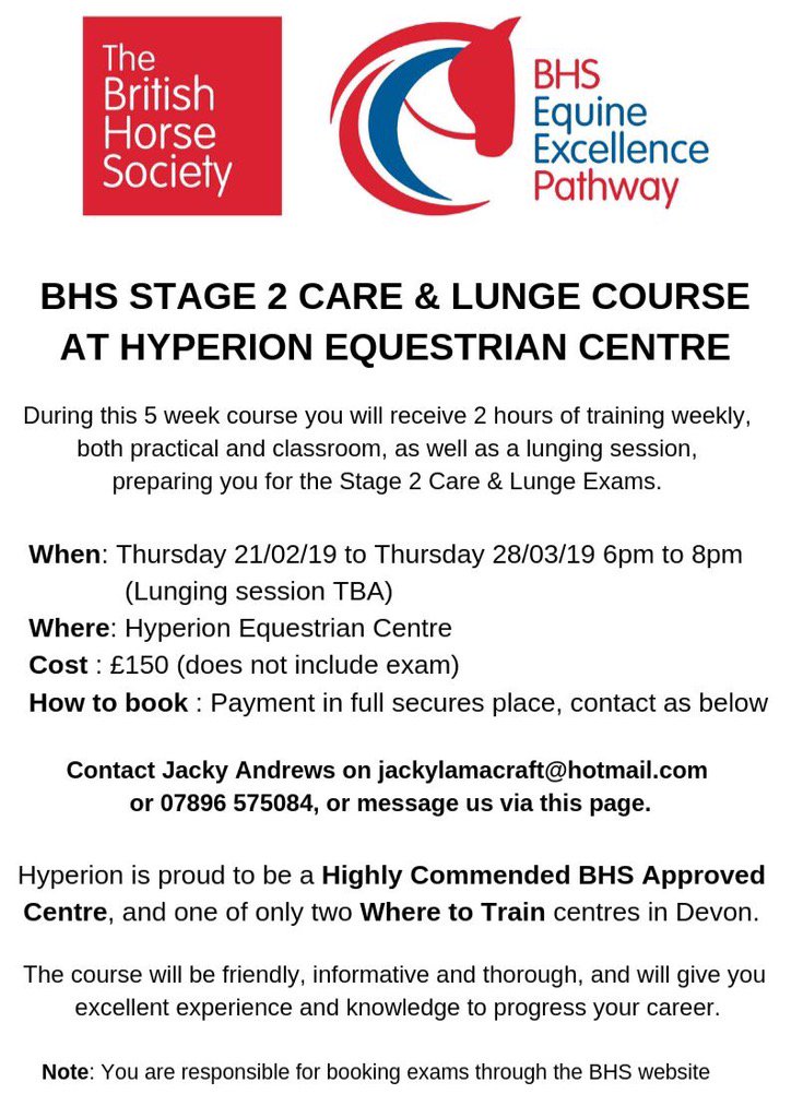 Amanda Cree (@amanda_cree) on Twitter photo Training course in Devon at <a href="/BritishHorse/">British Horse Society</a> Approved Centre, book now to secure place. #BHS #Training Training course in Devon at <a href="/BritishHorse/">British Horse Society</a> Approved Centre, book now to secure place. #BHS #Training