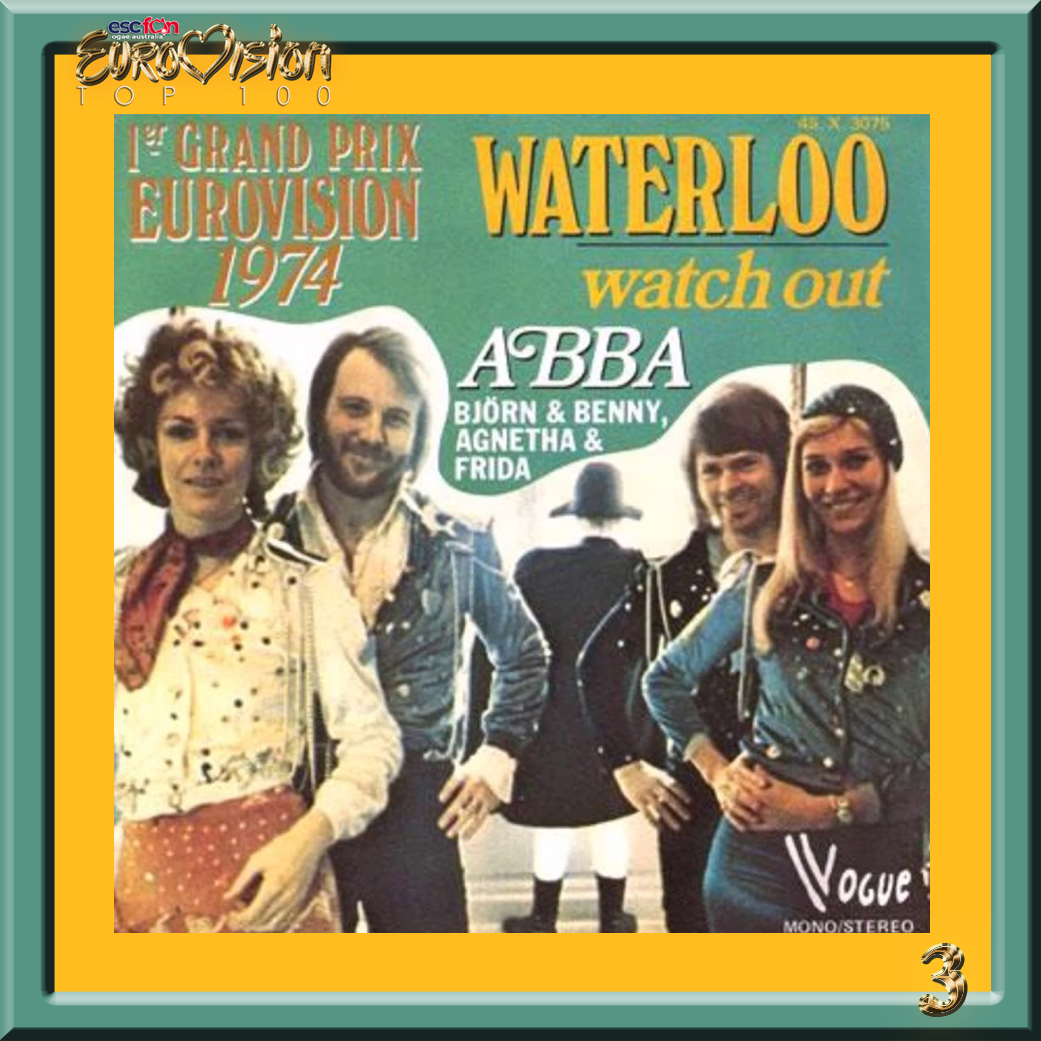 3. Waterloo - ABBA @bjornulveus🇸🇪 1974
#EurovisionTop100 
#Eurovision