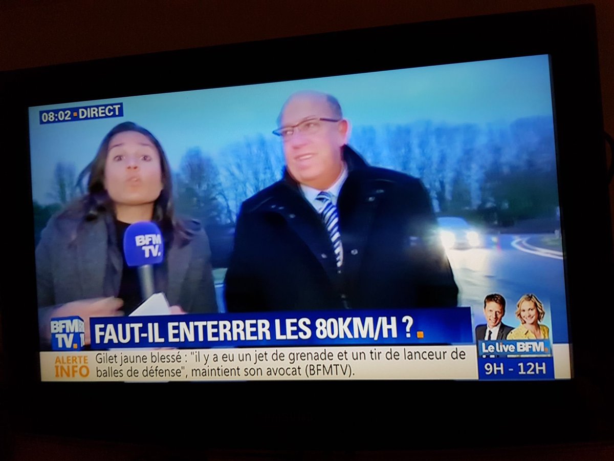 En ouverture du journal de 8h de BFMTV où je viens d’être interviewé sur la position du Département sur le retour aux 90 kms/h, avant d’accueillir le Premier Ministre, Edouard Philippe, lMinistre de l’intérieur, Christophe Castaner et la Secrétaire d’Etat santé, Christelle Dubos.